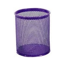 Linea Metal Fileli Perfore Kalemlik Yuvarlak Mor