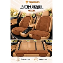 Trobus Ritim Toyota Yaris 2005 Ve Sonrası Baby Face 5'li Koltuk Minderi Taba