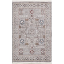 Saray Halı Safron Sf33a 120 Tarak Lüks Klasik Salon Halısı Özel Taban Dokulu Gri