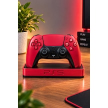 Ps5 Uyumlu Dualsense Kol Standı Joystick Gamepad Tutucu Masaüstü Düzenleyici Kırmızı