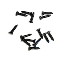 Klips, Menteşe, Ayak, Ağaç, Sunta Vidası 2,2x9,5mm - Siyah 100 Adet