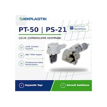Abkplastik PT-50 PS-21 16x16 Havalı Çelik Çember Germe Seti