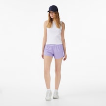 Under Armour Tech Play Up Kadın Mor Antrenman Şort 1389882
