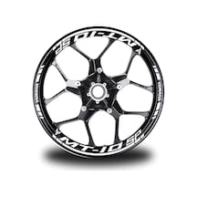 Beyaz Yamaha Mt 10 Sp Jant Sticker Etiket
