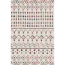 Çam Halı Gloria Td86204 Multi İskandinav Tarzı Dokuma Saçaklı Kilim