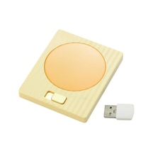 Suntek Magideal Ofis Mutfakları Için Masa Kahve Isıtıcısı Bardak Sarı