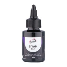 Sıvı Gıda Boyası Siyah Suda Çözünür 60 G