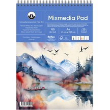 Mix Media Pad Çok Amaçlı Sanatsal Blok 165 Gr A4 25 Yaprak