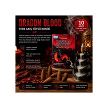 Darshan Dragon Blood Ters Akış Backflow Tütsü Konisi 10'lu Paket