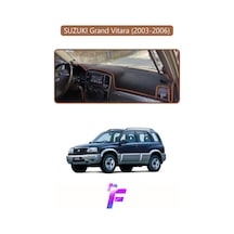 Suzukı Grand Vitara 2003-2006 Uyumlu Torpido Örtüsü Yansıma Önleyici Tam Koruma K46