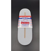 Beyaz - 2.5cm Paça Lastik Geniş 10mt. 5468