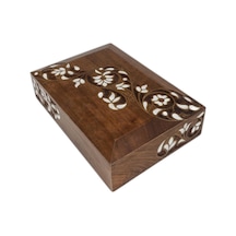 Ahşap Sedeflı Kutu 32x22,7.5 Cm