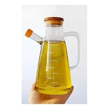 Zenviya21 Borosilikat Cam 900 Ml. Yağdanlık Zenya785