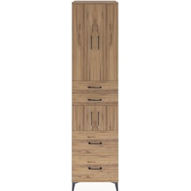 Hyperion Dolap 4 Raflı 4 Çekmeceli 4 Kapaklı 60x44x243 Çam-çam Çam