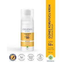 Celenes Herbal Dry Touch Fluid Koruyucu Güneş Kremi SPF50+ 50 ML