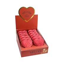 Melodi Çikolata Yaldızlı Kırmızı Çikolata 12 x 30 G