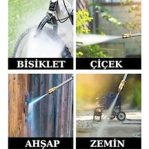 Şarjlı Oto Yıkama, Bahçe Sulama Tabancası Makinesi Yüksek Basınçlı