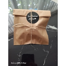 100 Adet Kraft Hediye Poşeti Ambalaj Paketi Şamua Kese Kağıdı 12x20cm 12 X 20 Kese Kağıdı