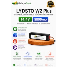 Bataryabank Lydsto W2 Plus Uyumlu Robot Süpürge Bataryası 14.4v 5800mah Li-ion Şarj Edilebilir Pil