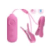Red Fox Romantic Wave - Usb'den Şarjlı Titreşim & Mandallı Göğüs Uyarıcı