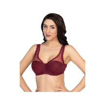 Bordo Mı Emay 172 C Pedli Dantelli Balenli Minimazer Bordo