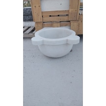 Beyaz Mermer Hamam Kurnasi Banyo Taşi Beyaz