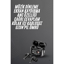 Kulak İçi Bluetooth Kulaklık Ekranlı Müzik Dinleme Çağrı Cevaplama