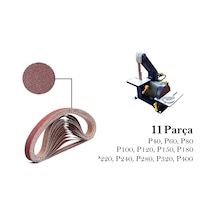 Venoa Promax Pm72503 Uyumlu Bant Zımpara Kağıdı 11 Parça