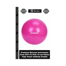Premium Bireysel Antrenman Form Bpt-75 Pınk 75 Cm Plates Topu Poşet Ambalaj Pembe