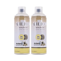 Mat Akrilik Vernik 400 Ml Sprey 2 Adet Kalıcı Şeffaf Koruma İç Ve Dış Mekan Çizilmeye Karşı Dayanıklı Kalıcı