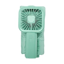 Uv Işınlarına Dayanıklı Şemsiye Yaz Aylarında Isı Koruması Ve Serinlik İçin Saplı Ve Fanlı Şemsiye Yeşil Diğer