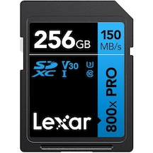 Lexar Professional 800X SDXC LSD0800256G-BNNNG 256 GB C10 V30 U3 Hafıza Kartı