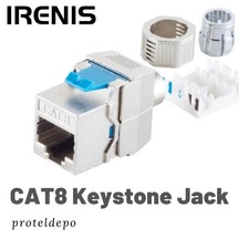 Irenıs Cat8 Keystone Jack. Cat8. Cat7 Kablo Uyumlu