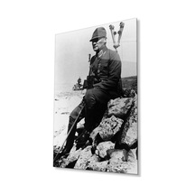 Atatürk Cam Tablo 4mm Dayanıklı Temperli Cam, Atatürk Glass Wall Art180