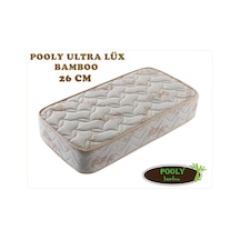 Babyhopeankara 90X200 Pooly Ultra Lüx Ortopedik Bamboo Yaylı Yatak 90*200 Yatak