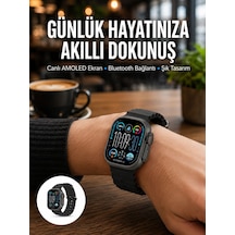 Amoled Akıllı Saat Bluetooth Arama Su Geçirmez Yeni Nesil - Lisinya