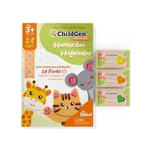 Childgen Hamurdan Hayvanlar Oyun Hamuru Aktivite Dergisi Ve 3x50 Gr Doğal Oyun Hamuru Beyaz
