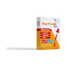 Mag-threeon Kids, Magnezyum Damla, L-treonat, Bisglisinat, Sitrat, Vitamin B6, B12, C, D3, 30 Ml