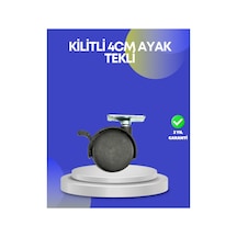 Genel Markalar Dolap Ve Raflar İçin 4 Cm Kilitli Tekerlek Tekli Diğer