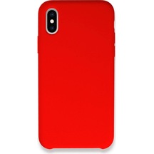 Lvsqvr Newface Apple Uyumlu iPhone X Kılıf Lansman Legant Silikon - Kırmızı