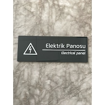 Pleksi Elektrik Panosu Uyarı Levhası