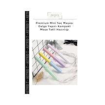 Premium Mini Saç Maşası Dalga Yapıcı Kompakt Maşa Tatil Hazırlığı