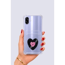Samsung Galaxy Uyumlu A07 Kartlıklı Vinly Desenli Kılıf Mh-hs9902-9465