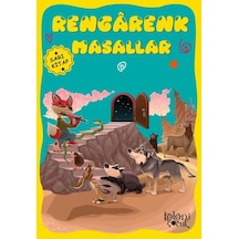 Çocuklar İçin Hayal Ve Odak Geliştirici Rengarenk Masallar Sarı Kitap