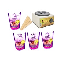 Ege Sir Dpr Max Ağda Makinesi + Vi-Vet Granül Pudralı İnci Ağda 250 G x 4 + Spatula