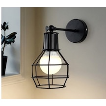 RİOLİGHT RETRO HAREKETLİ BAŞLIK KAFES METAL APLİK Siyah