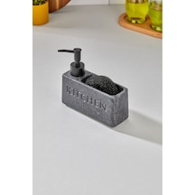 Cooker 430 Ml Seramik Süngerlikli Sıvı Sabunluk Ckr3887 Siyah