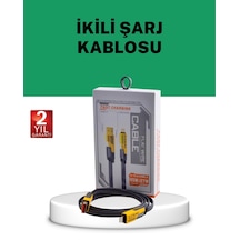 Yüksek Hızlı 65w Güç Çıkışlı Çoklu Cihaz Uyumlu Şarj Kablosu 84454350