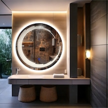 Nova Led'li Kumlamalı Lavabo & Banyo Aynası Dokunmatik Sensörlü 60 X 60 Günışığı Nova Led'li Kumlamalı Lavabo & Banyo Aynası Dokunmatik Sensörlü 60 X 60 Günışığı