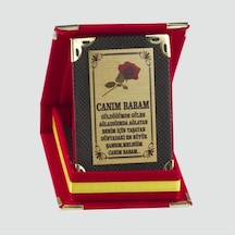 Flzdgnkr Canım Babam Plaketi-kırmızı Çok Renkli